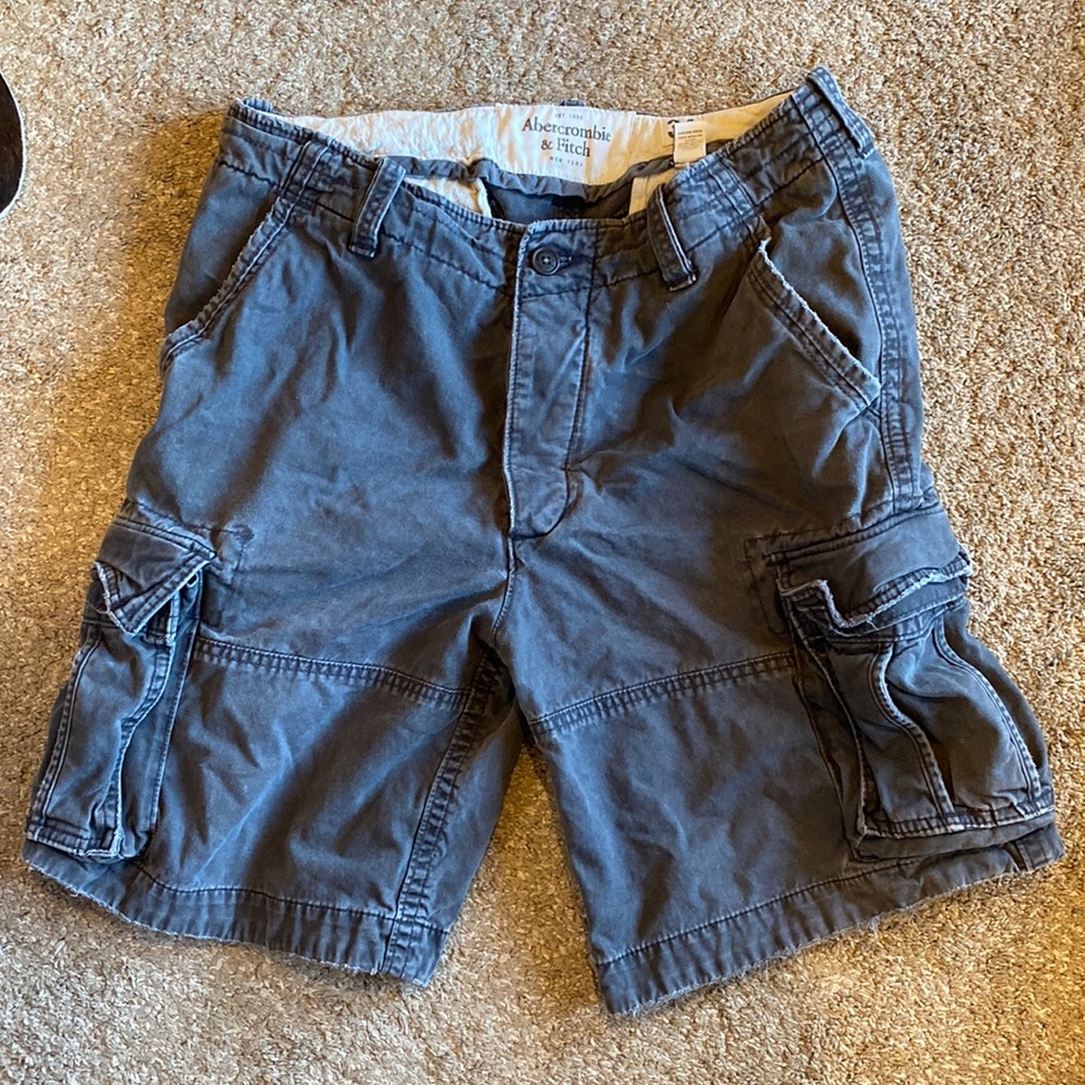 A&F gray cargo